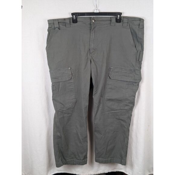Duluth Flex Fire Hose Relaxed Fit Cargo Pants Gray Men's Size 46x30 - Picture 1 of 14